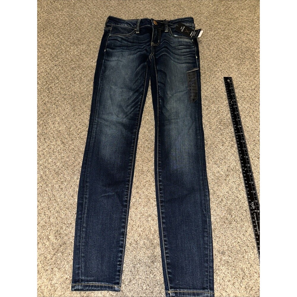 NWT American Eagle Outfitters Super Stretch Super Low Rise Jegging Women Sz4 Reg